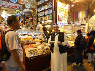 Kedai Turkish Delight dan cenderamata di Pasar Rempah (Egyptian Bazaar), Istanbul